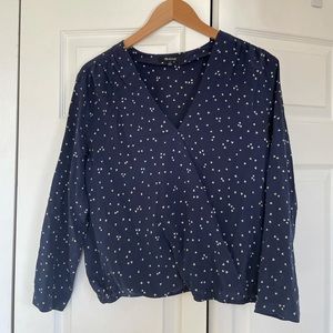 Madewell - Silk Wrap Top
